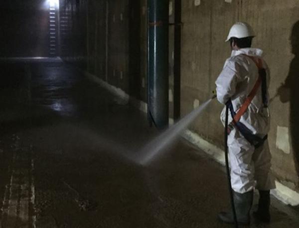 aigües de tomoví realiza trabajos de limpieza a los depósitos de abastecimiento de agua de El Vendrell